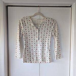 Doen Paola Top In Sundrenched Floral